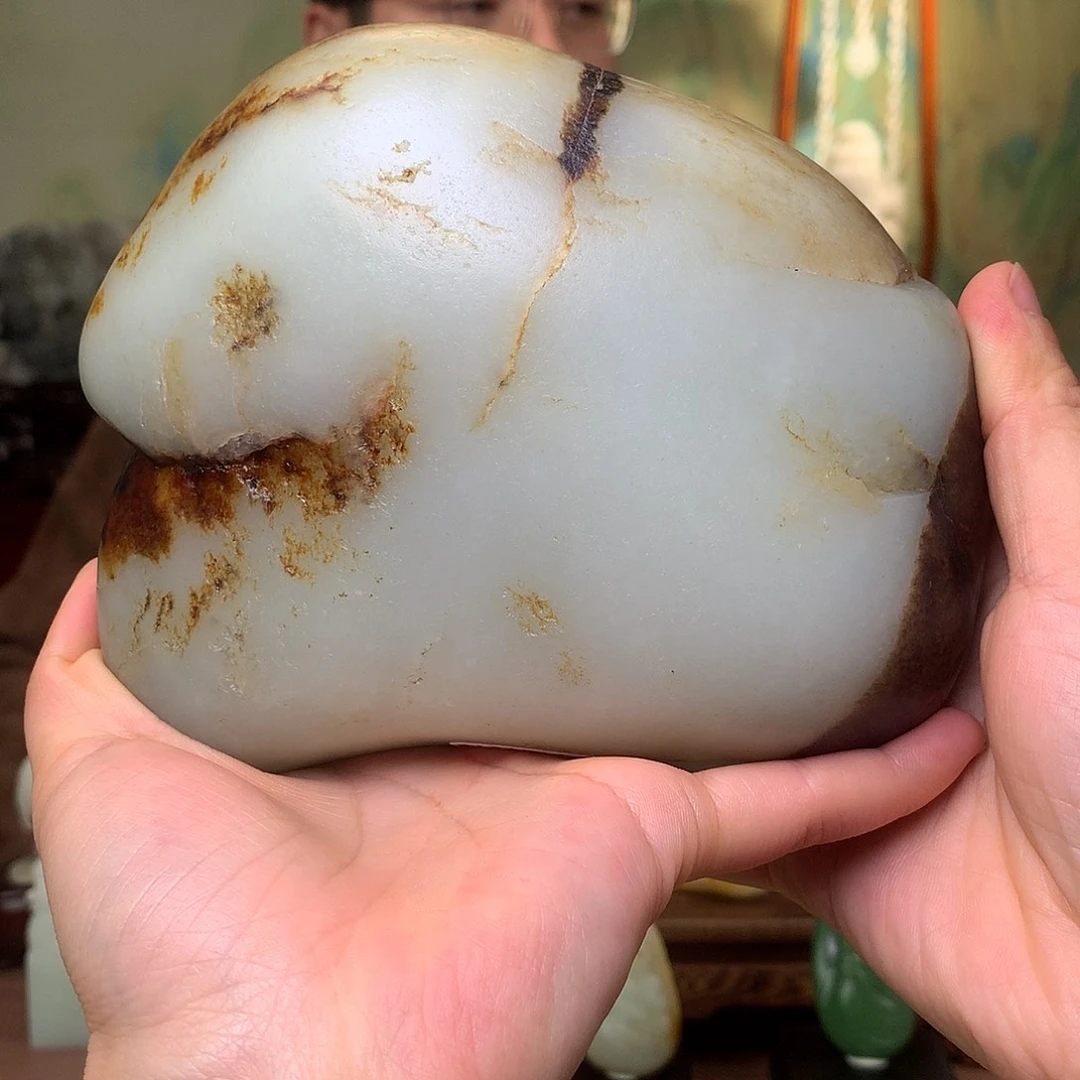 和田玉未镶嵌摆件摆件