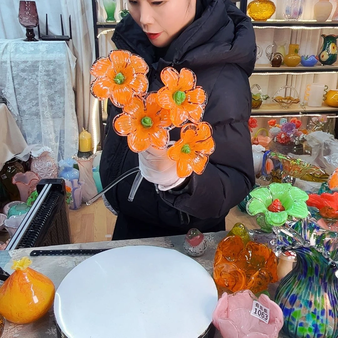 4花家悦美居琉璃摆件
