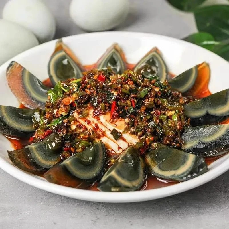 20枚江西鄱阳特产正宗松花皮蛋变蛋溏心砂心流心蛋[1-8-9XP]