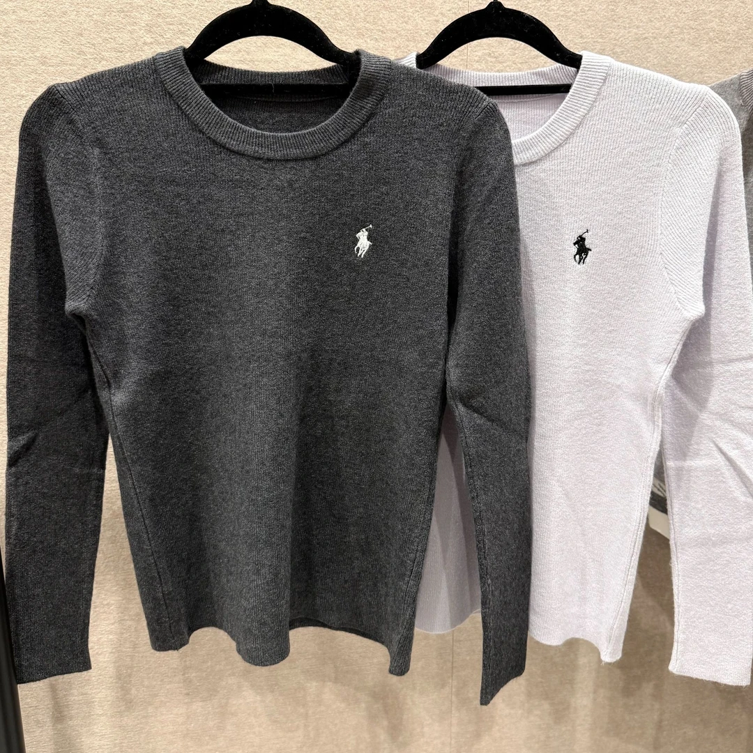 B191 浅紫、灰2025年秋冬新款百搭气质休闲女装长袖