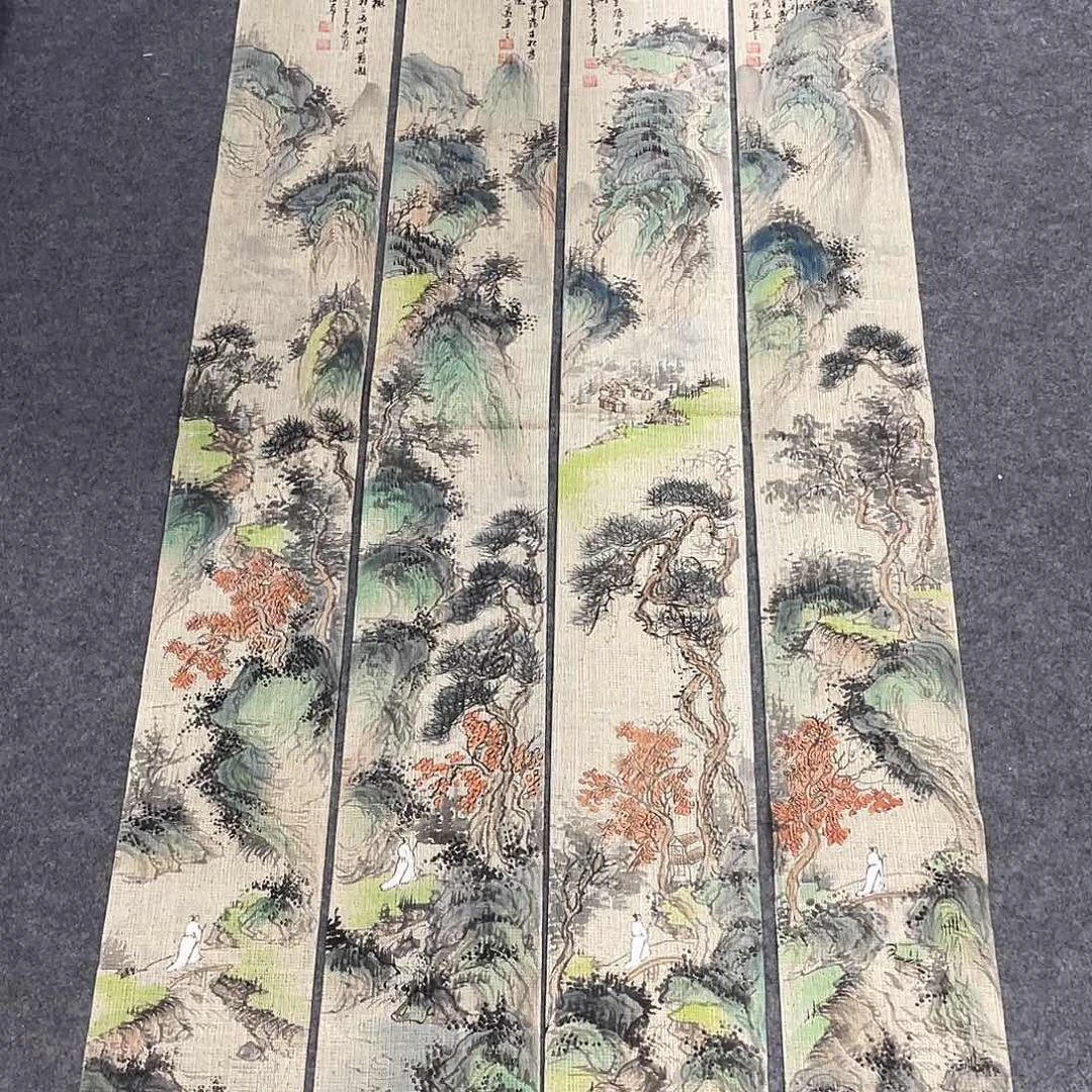 国画今天早上国画作品展示