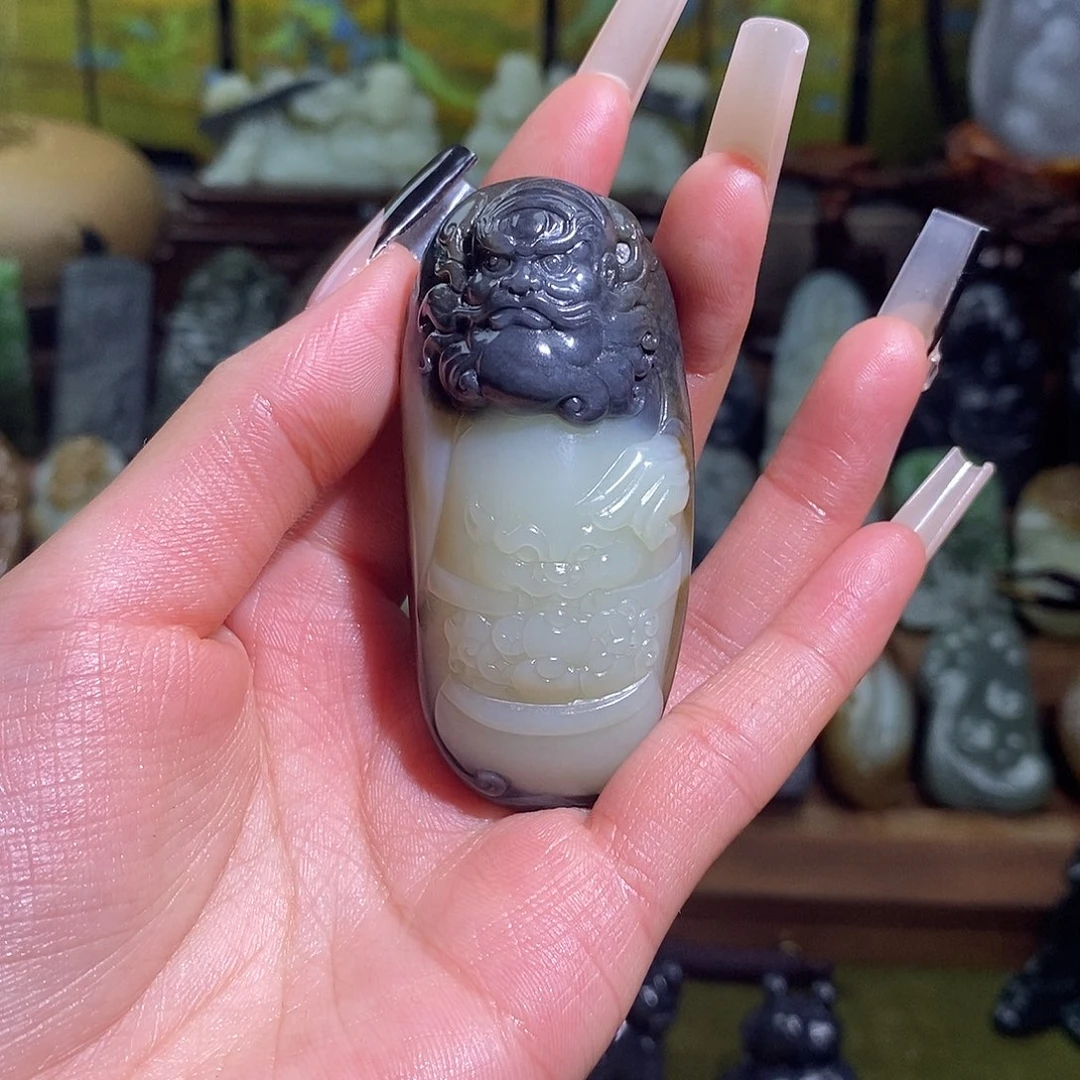 颈饰未镶嵌和田玉风**淡