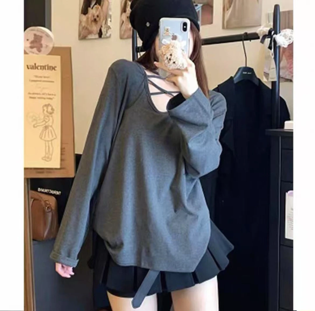 8167春季新款女装长袖T恤