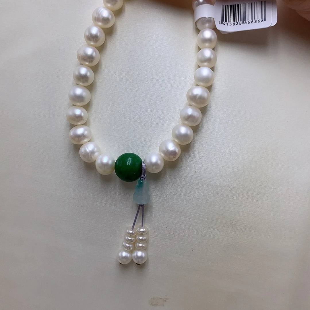 银S925镶嵌手链淡水珍珠