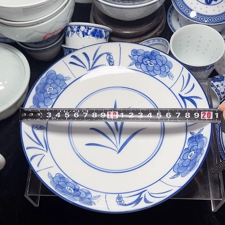 碗手绘木棉花八寸盘