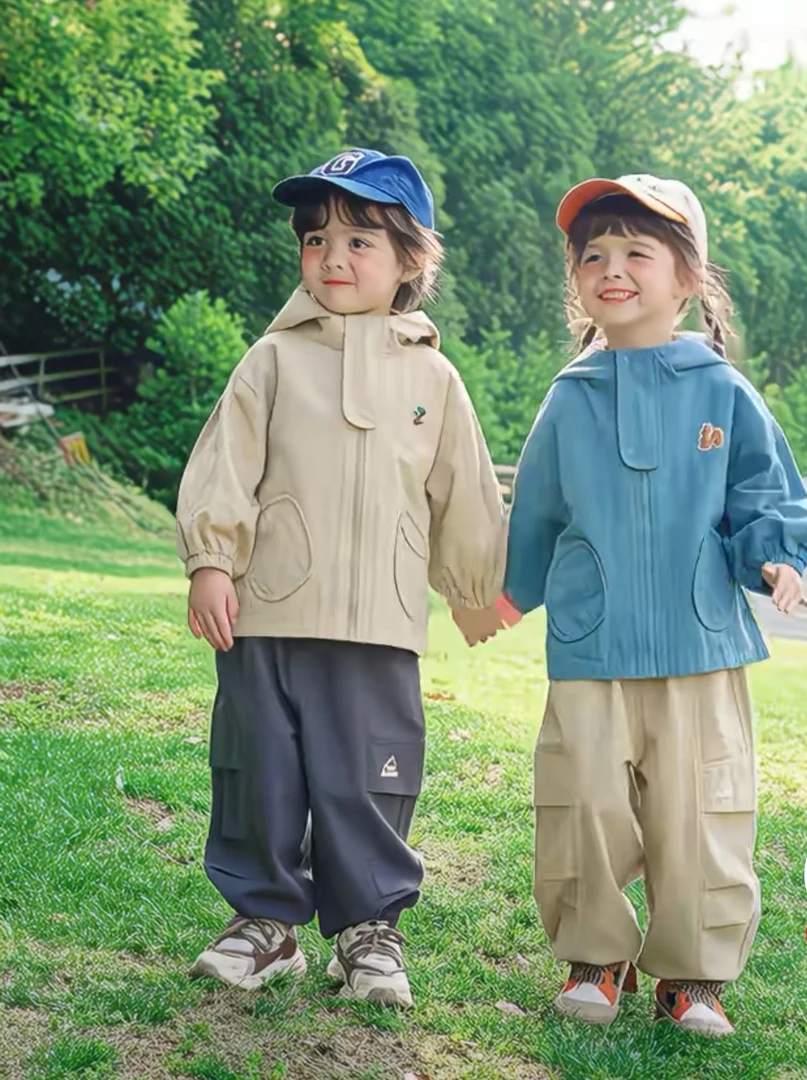 四十九秋冬男童女童保暖百搭休闲宽松卫衣卫裤