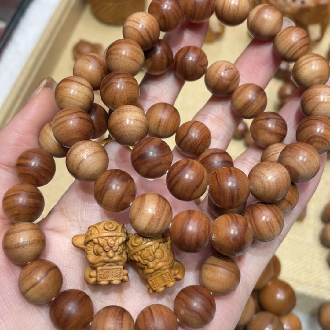 【闪购商品】檀香木手串/手链白****痣12横纹沉水