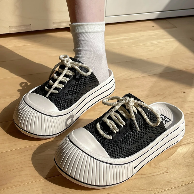 夏季包头凉拖鞋女款2025新款外穿防滑透气时尚防臭家居拖鞋女士