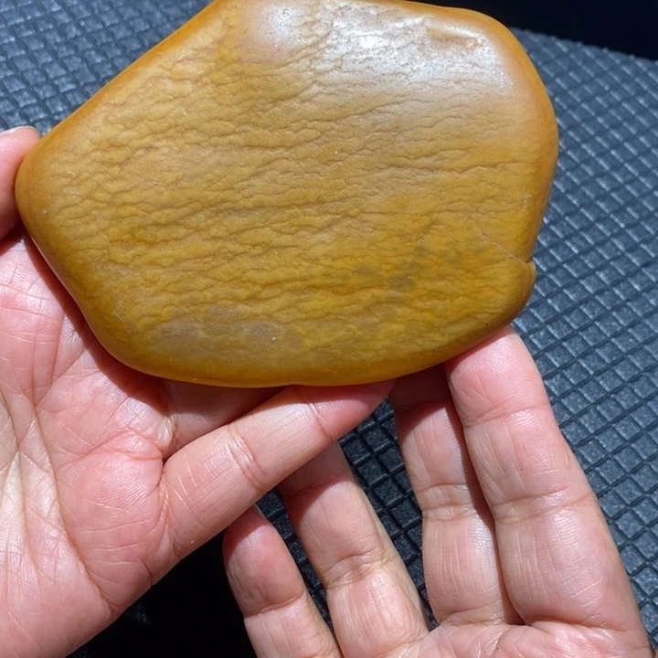 石英质玉（黄龙玉）未镶嵌挂件