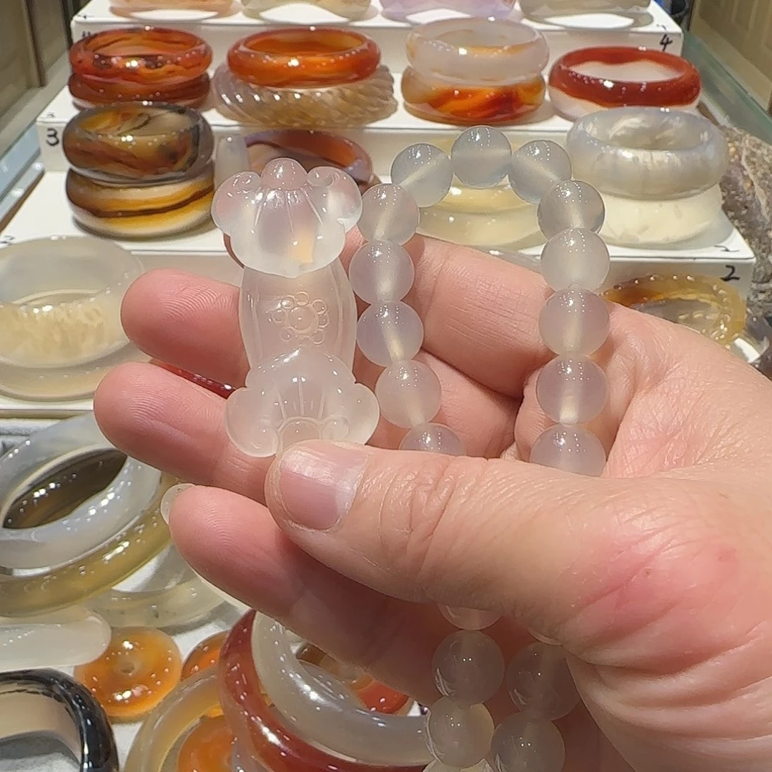 玛瑙/玉髓颈饰未镶嵌一**✨