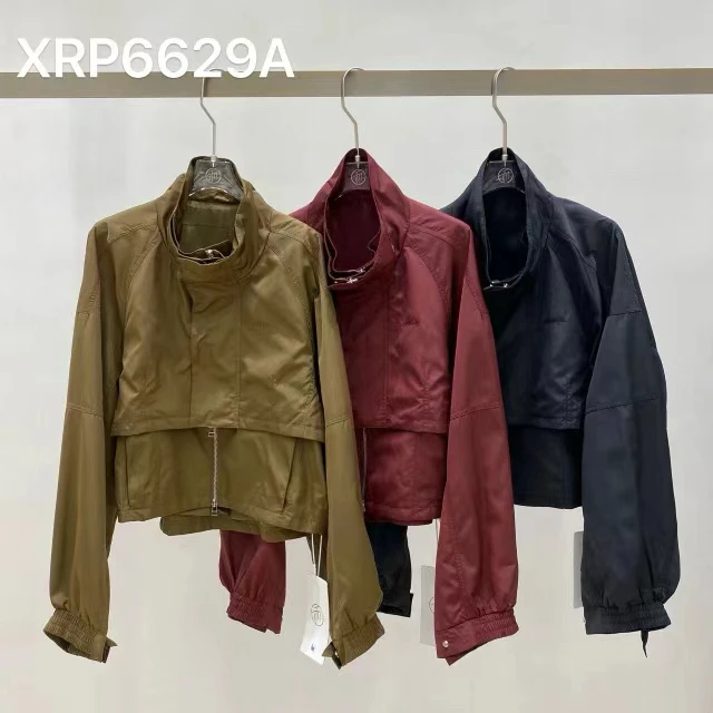 南油立领设计感外套He-6629