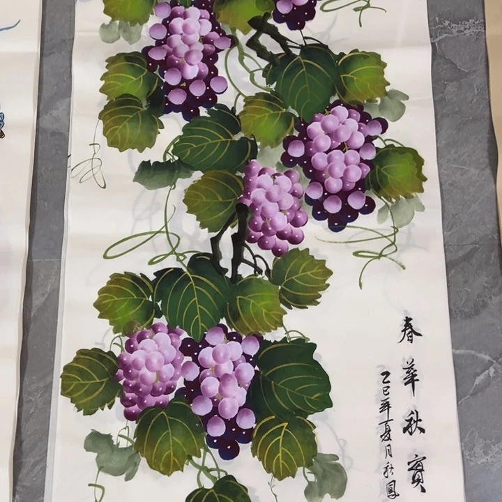 枕书斋画廊的直播间