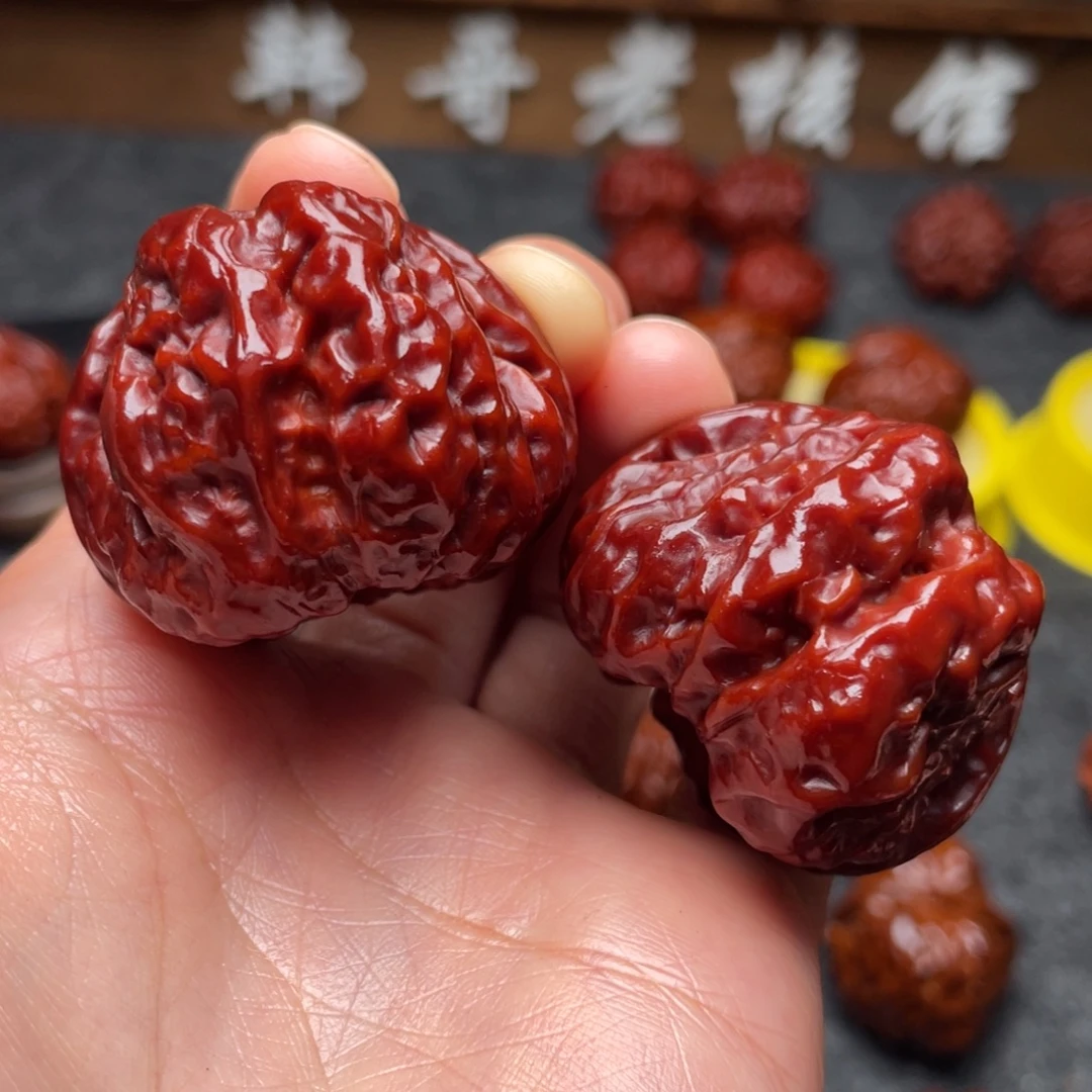 文玩核桃吊坠文玩核桃 手把件 蛤蟆头 39