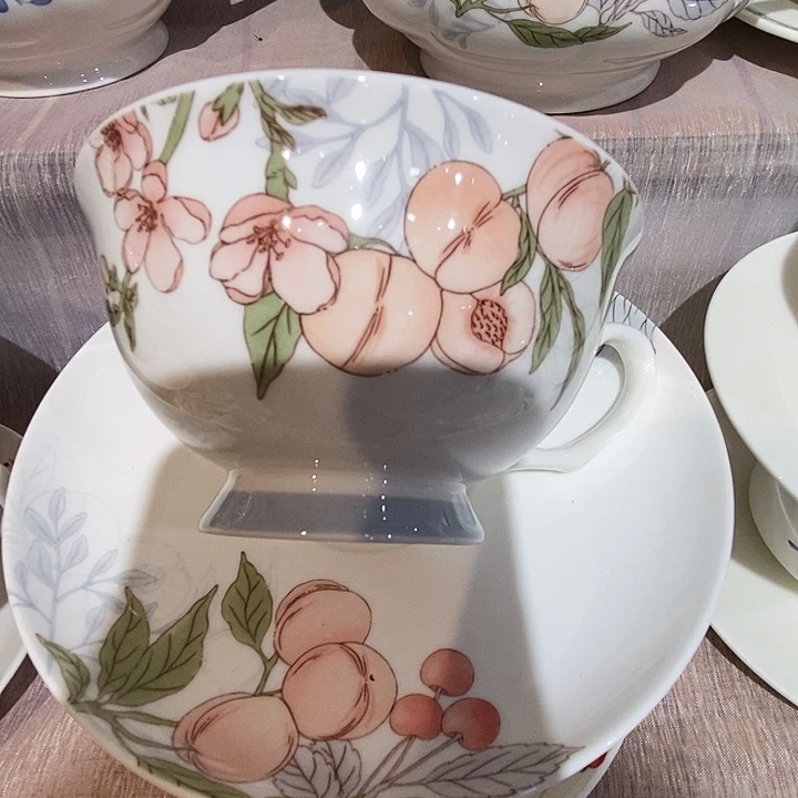 娇***娇骨质瓷库存产品杯碟599