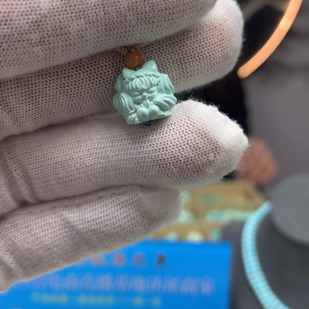 绿松石挂件未镶嵌