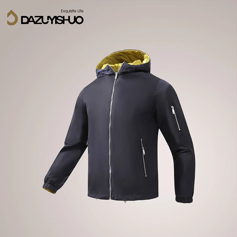 【大嘴衣说】唤醒衣橱高光春限定轻奢情侣双面穿时尚连帽夹克C1433