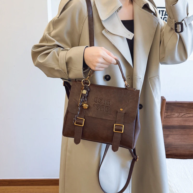 路遥女包南风书院双肩包女2025早春新款大容量质感手提包韩系纯色