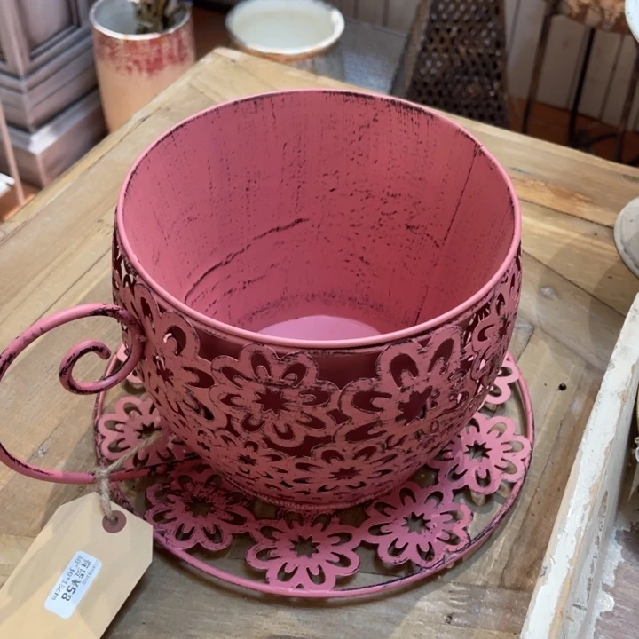 *****铁铁粉色花盆安提克斯