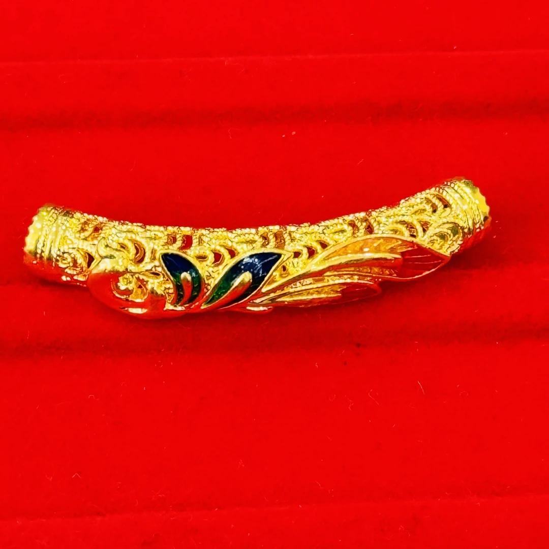 【莹莹专享】足金999饰品 弯管吊坠 GP 0.83