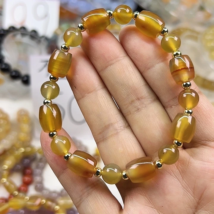 玛瑙/玉髓合金手链