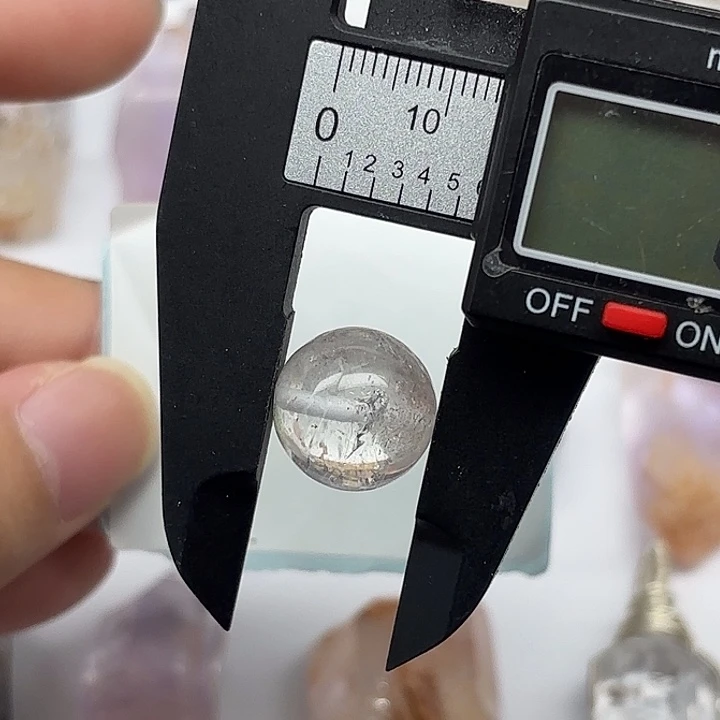 颈饰未镶嵌水晶14mm+闪灵钻圆珠默认微瑕