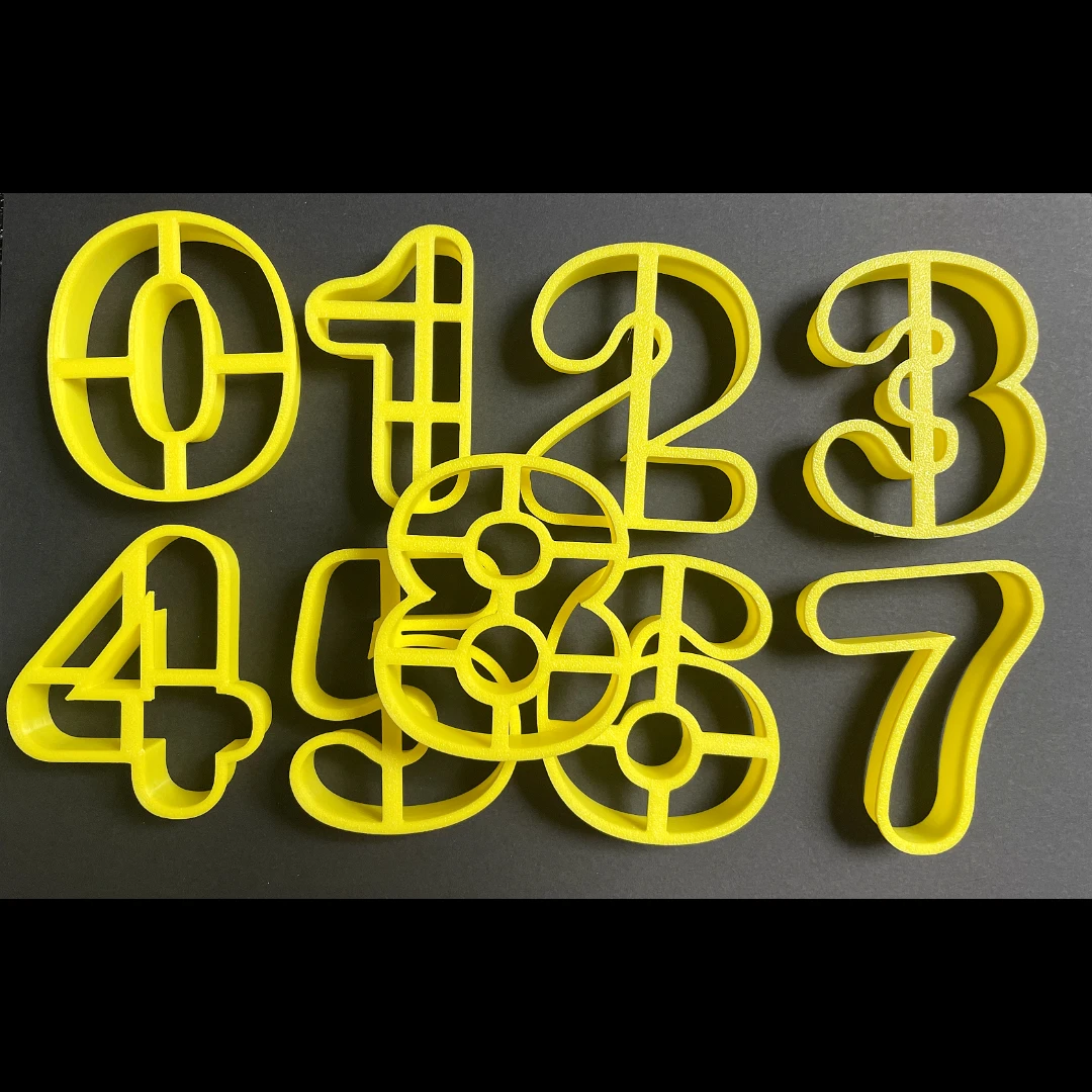 花勃勃数字模具0123456789模具中式蛋糕数字压模手工DIY模具