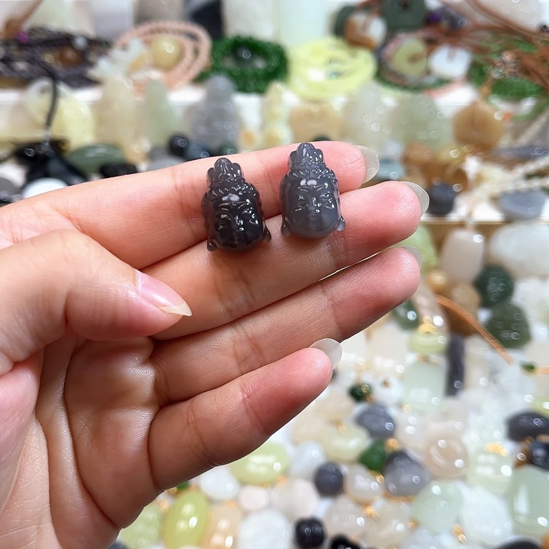 和田玉未镶嵌吊坠(不含链)?*子