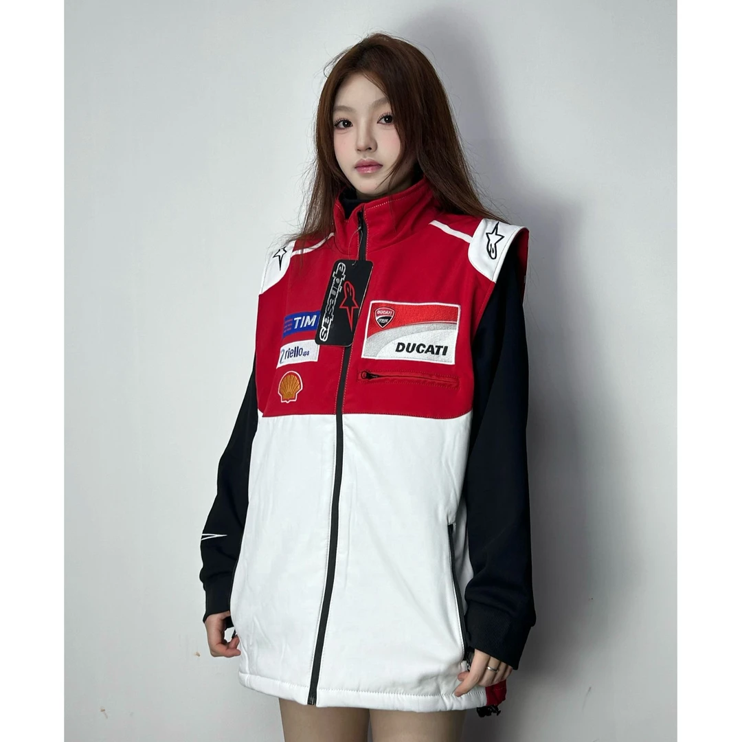 马甲杜卡迪 Ducati Gp Team Replica 25 骑行保暖防风夹克马甲