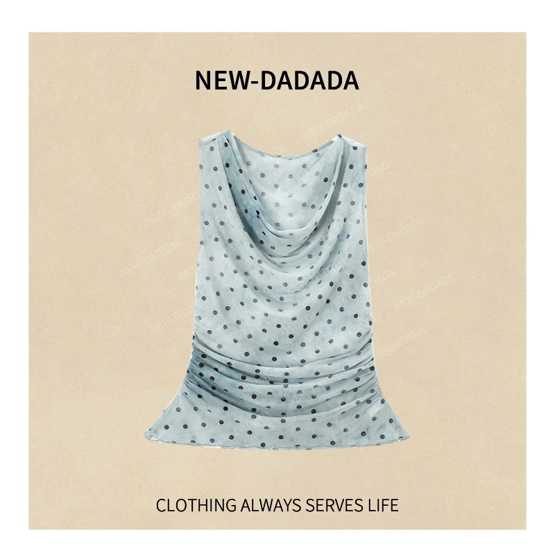 利达 NEW DADADA【雨林律动】时尚休闲修身气质上衣SM2493