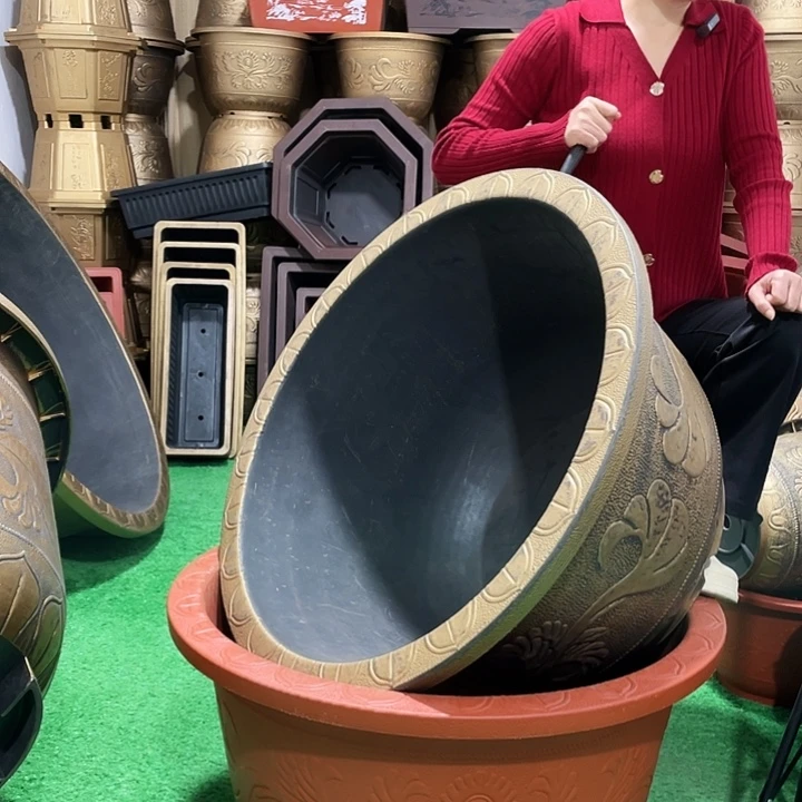 人***茶圆盆古铜一米六个