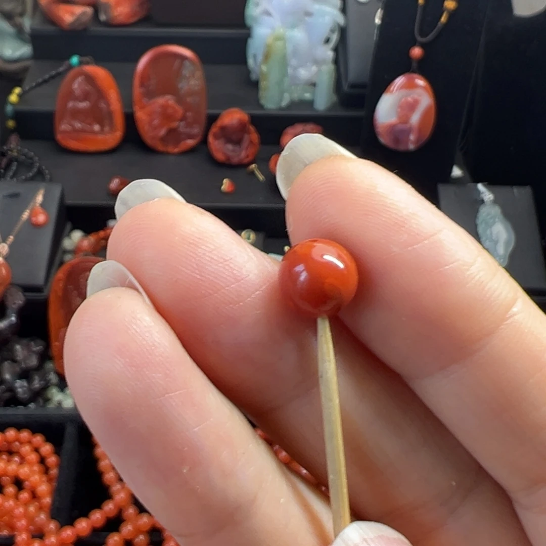 南红玛瑙单珠未镶嵌只****佬