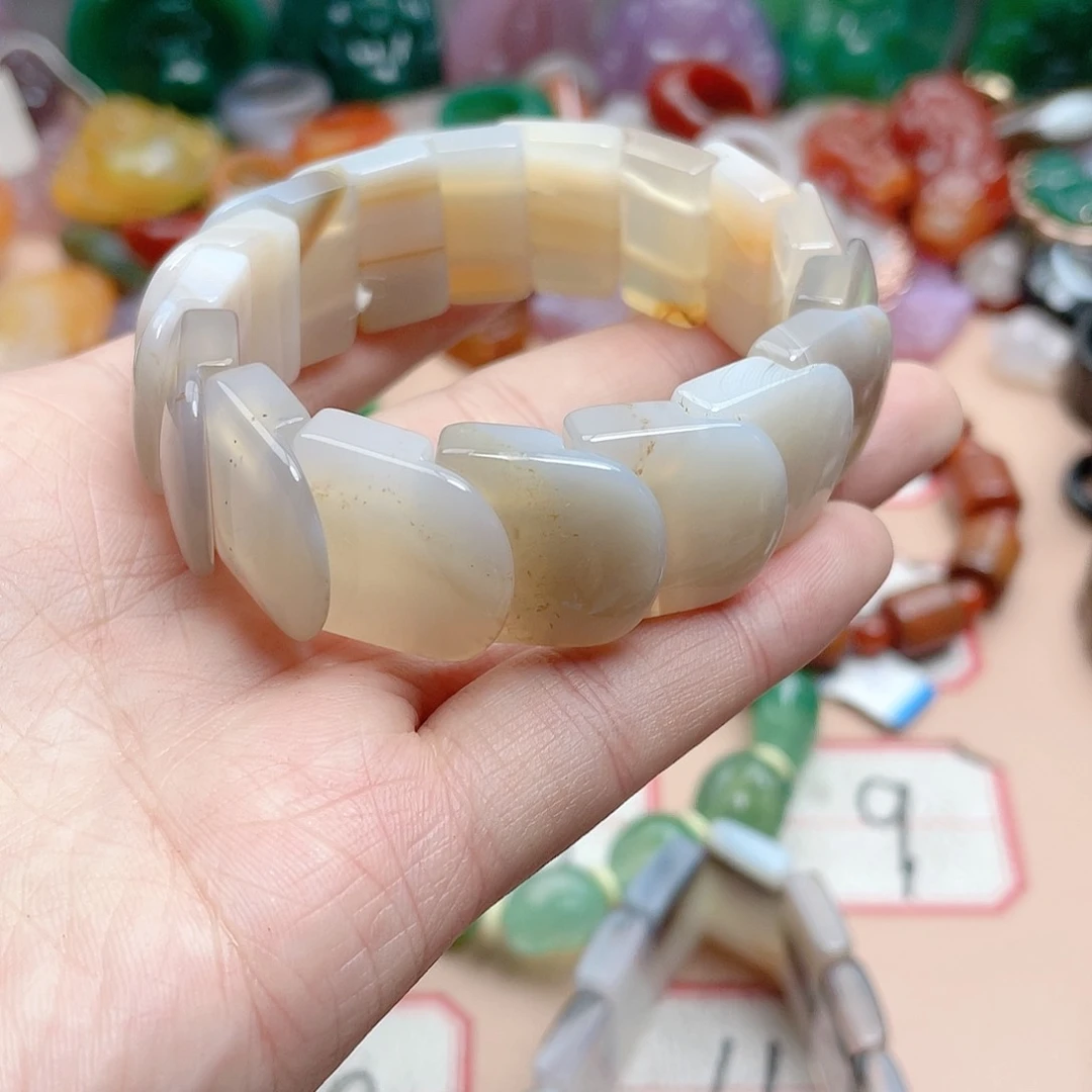 玛瑙/玉髓颈饰合金唐*