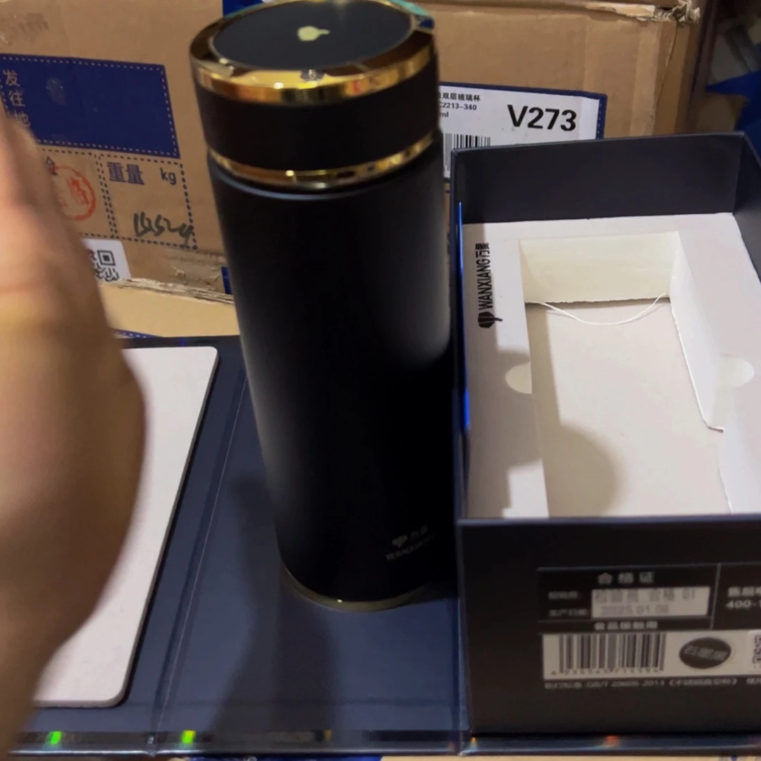 H21JL黑金保温杯316带滤网500家被套