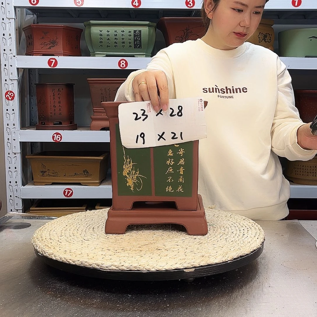 紫砂花盆紫砂花盆