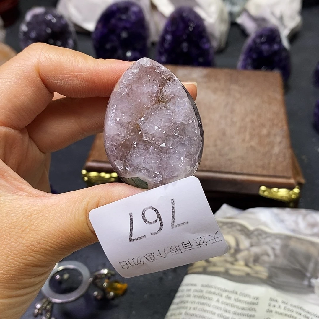 紫晶珠宝半成品未镶嵌