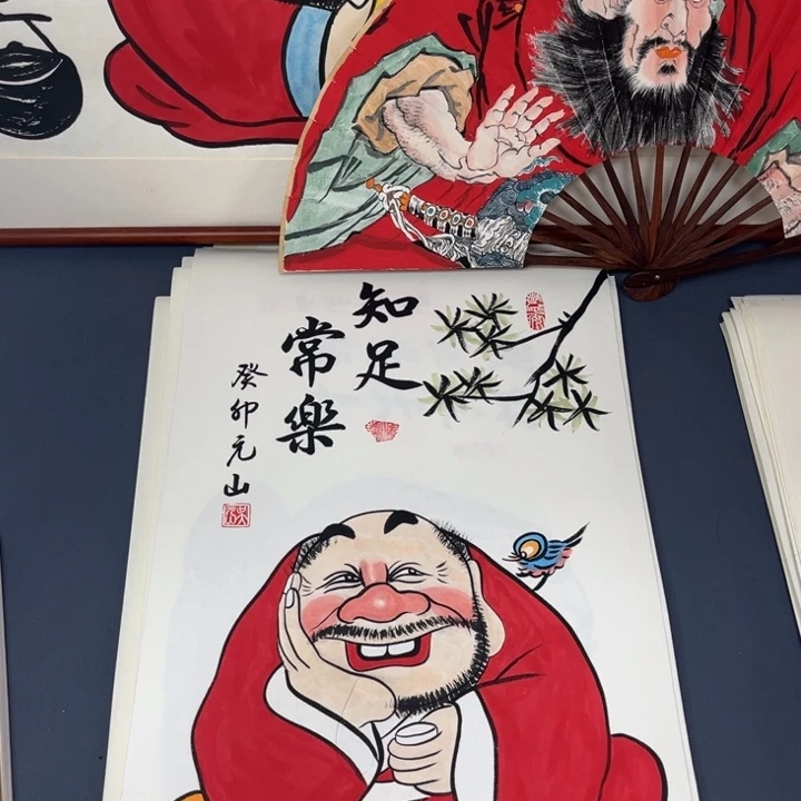 国画禅意画纯手绘作品