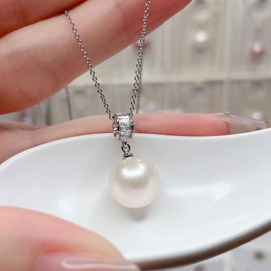 淡水珍珠吊坠(赠链)合金