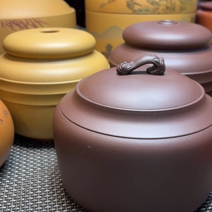 紫砂茶叶罐中高端紫砂茶叶罐