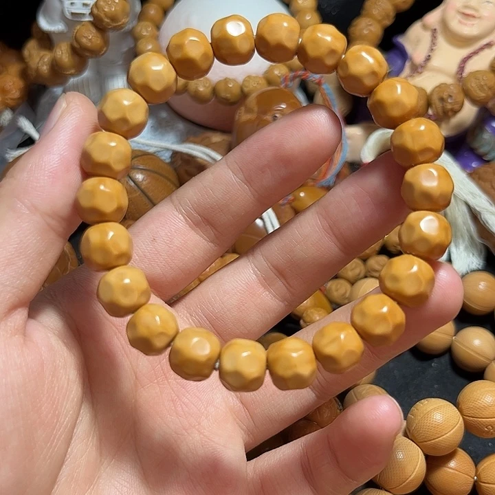 橄榄核手串/手链猴头奶酪微瑕