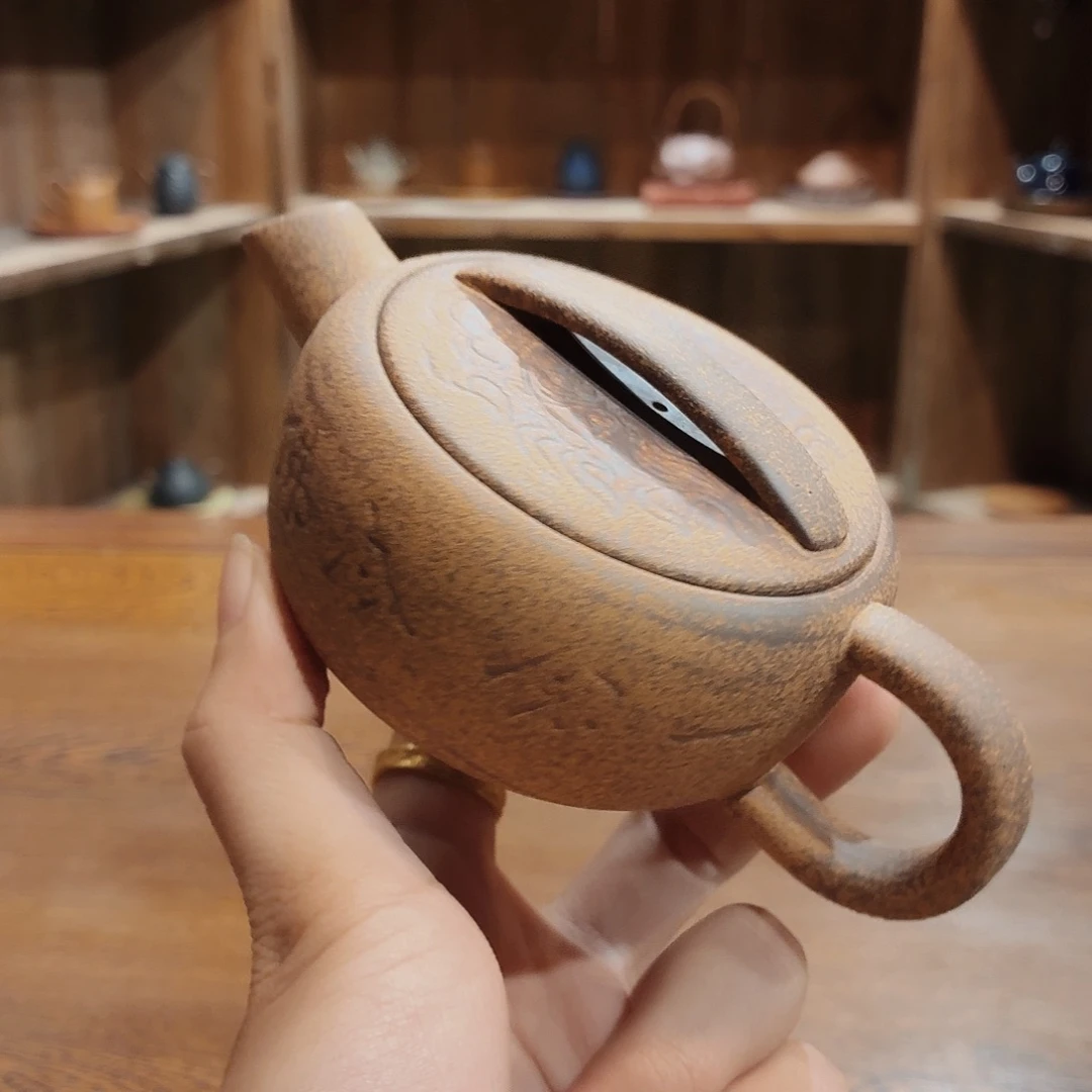 柴烧老岩泥茶器皿