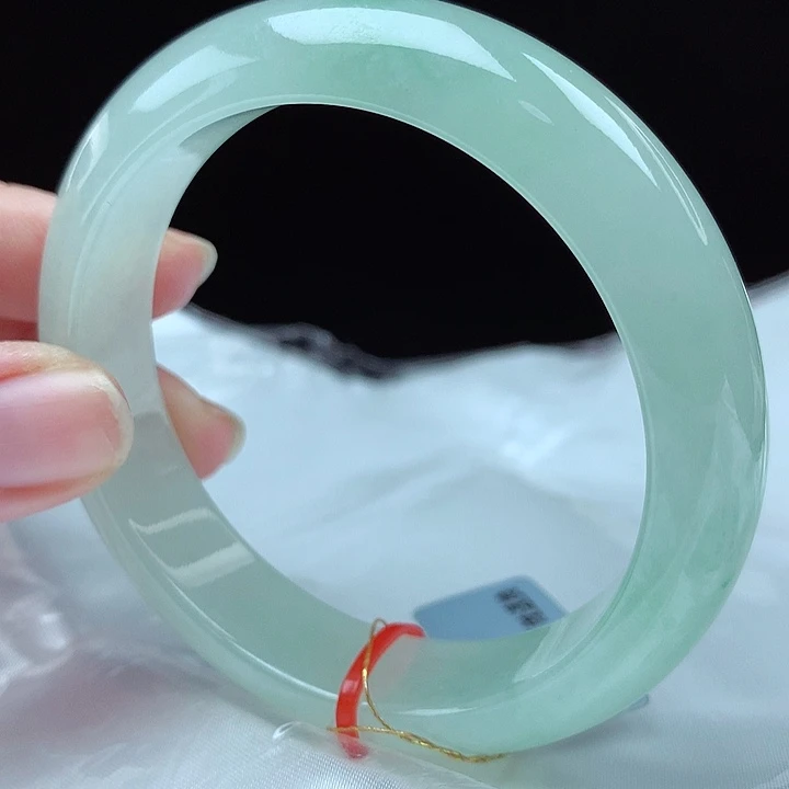 翡翠未镶嵌手镯54圈4294