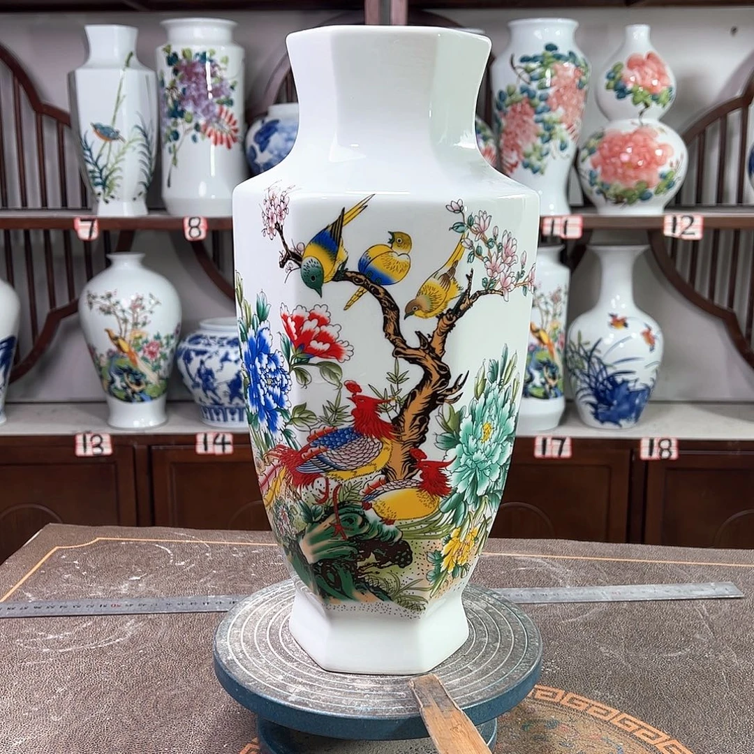 摆件景德镇陶瓷6牡丹