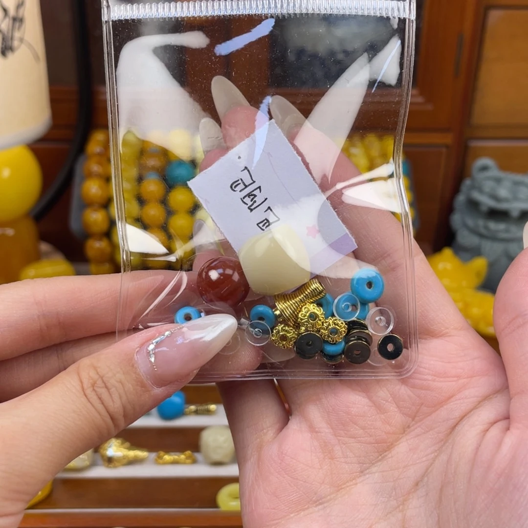 无非金属雪巴三通白14mm对孔➕天然红12mm