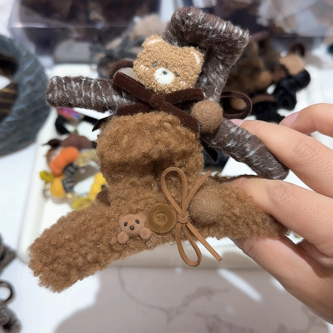 非金属T19小熊抓夹13公分2个