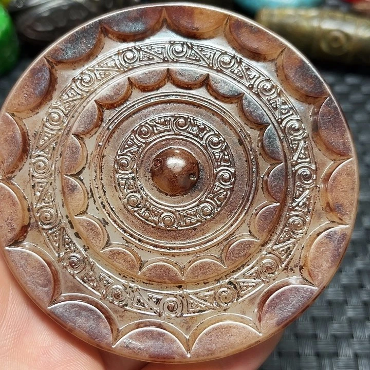 紫金钵盂菩提吊坠低*