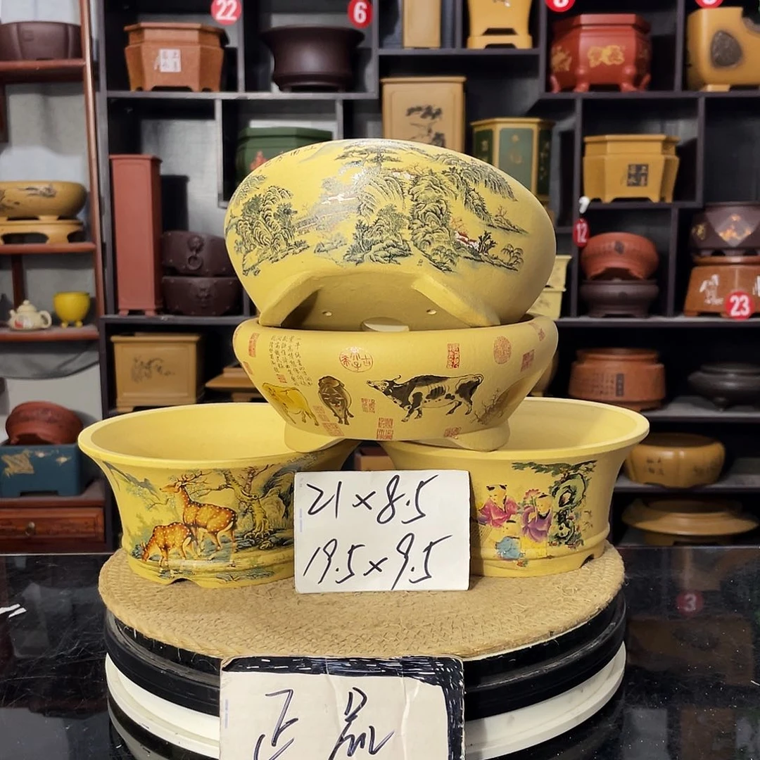 D-盆尚好紫砂花盆