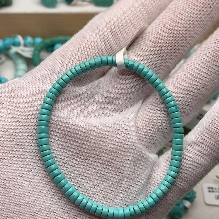 绿松石未镶嵌珠宝奇石4mm