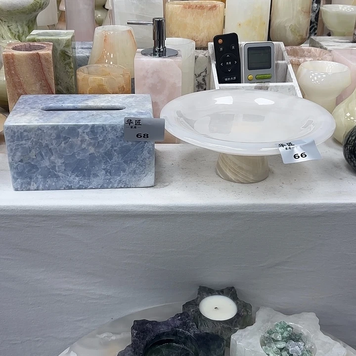 石材66.68果盘纸巾盒炸福利不退换