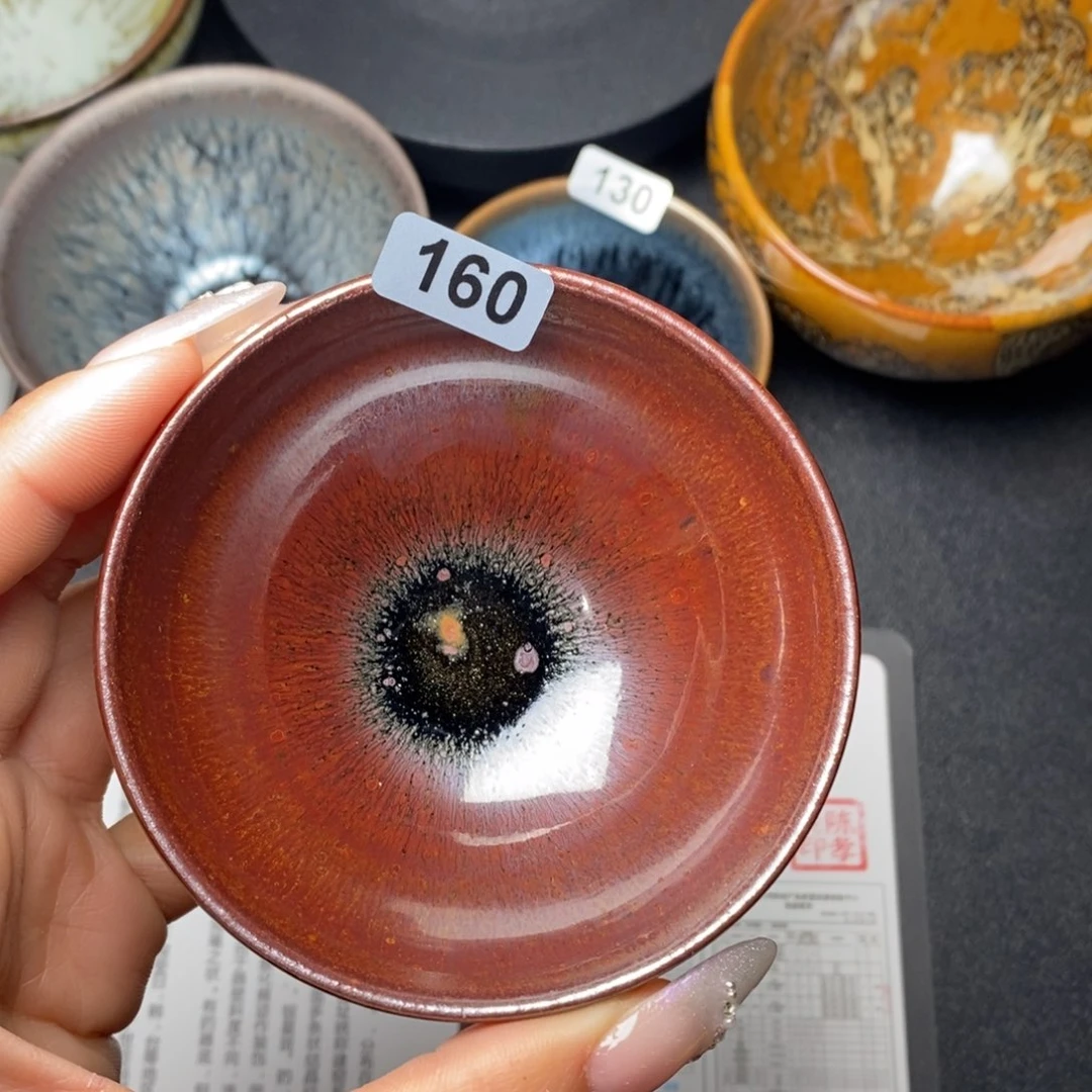茶盏建窑建盏主人杯160