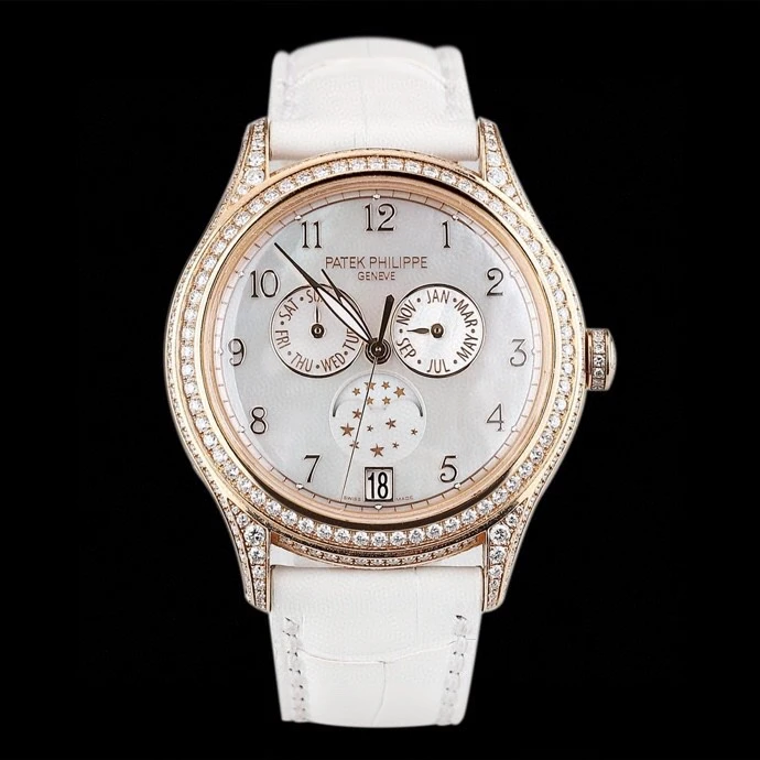 95新 Patek Philippe/百达翡丽 18年百达翡丽4948R 女士机械腕表